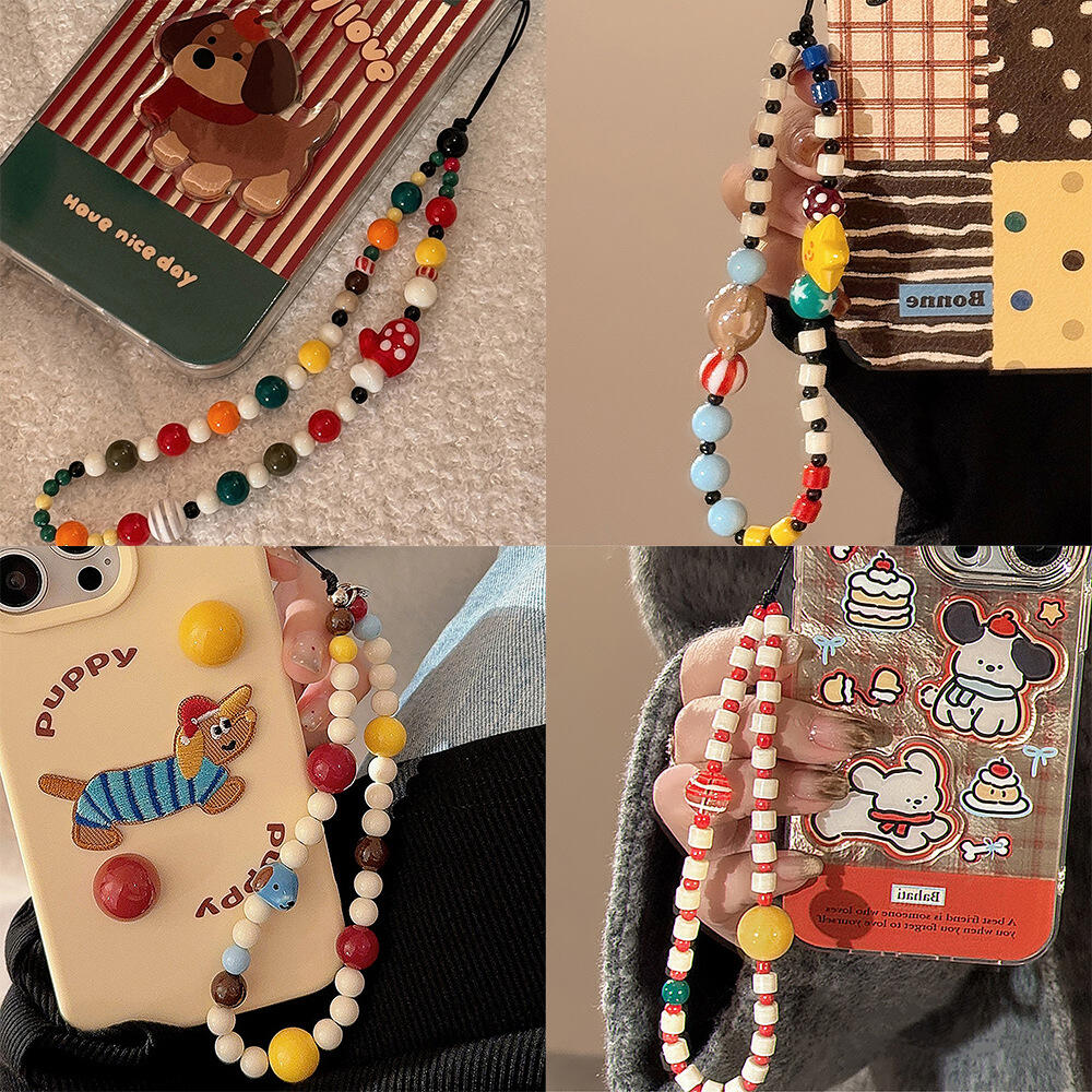 Phone Cases For Boys - Cute Dog Bear Cheese Pendant Mobile