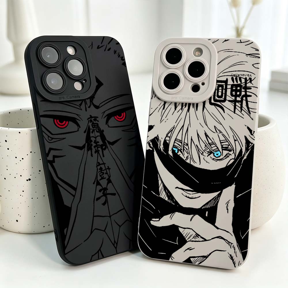 Phone Cases Iphone 15 - Anime Jujutsu Kaisen Cool Cover Silicone