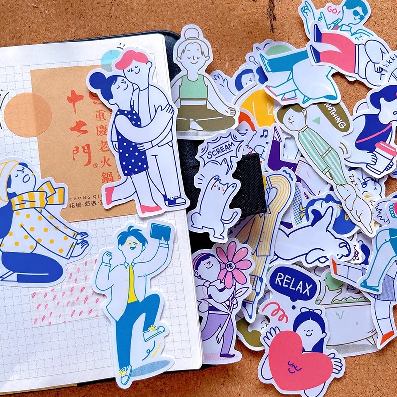Phone Cases For Boys - Stickers 42pcs Character Hand Account Stickers