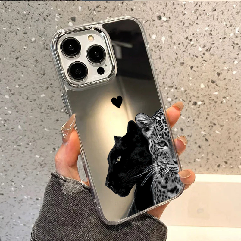 Phone Cases Leopard Print - Fashion Black Panther & Leopard Pattern