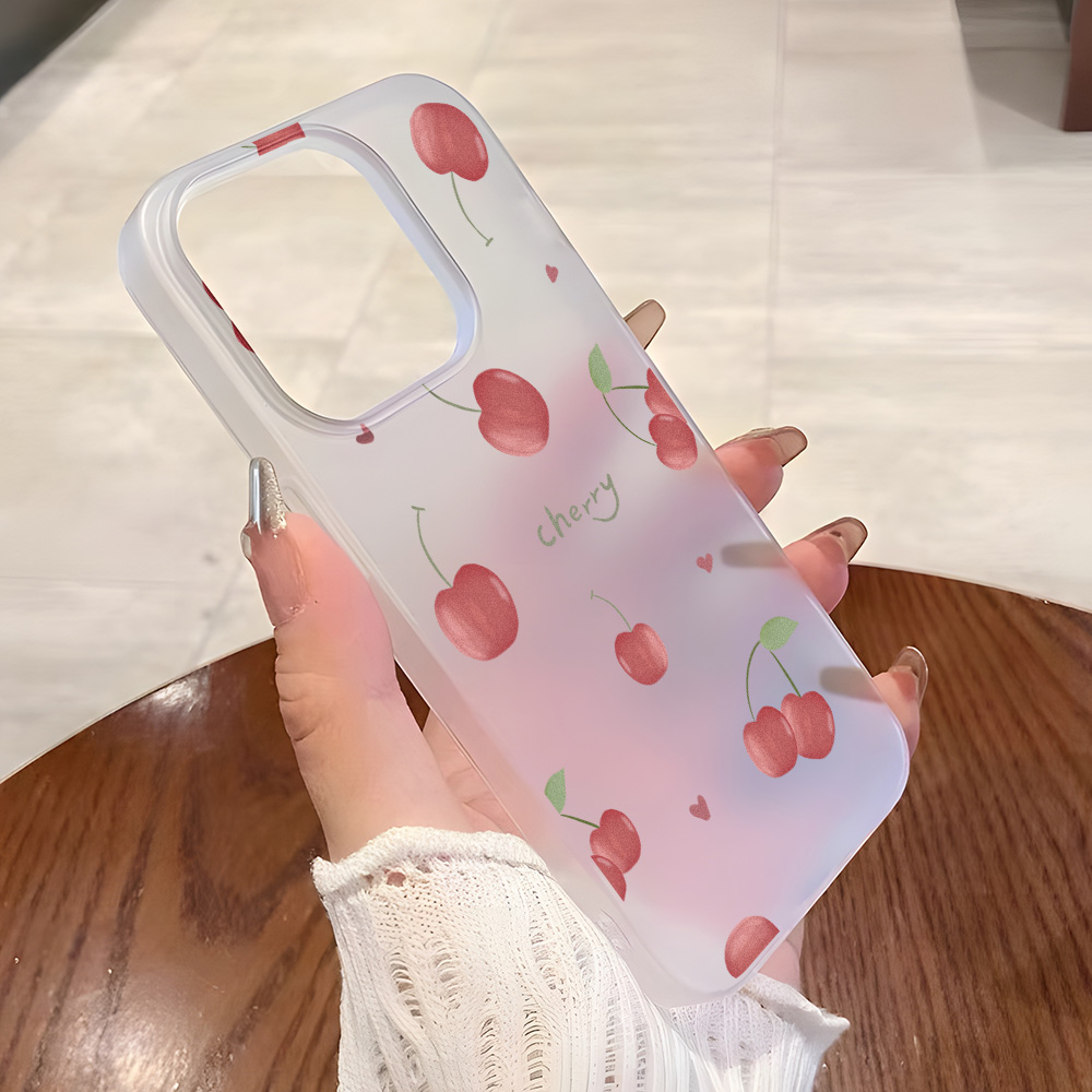 Phone Cases Iphone 15 - Cherry Phone Case Frosted For iPhone