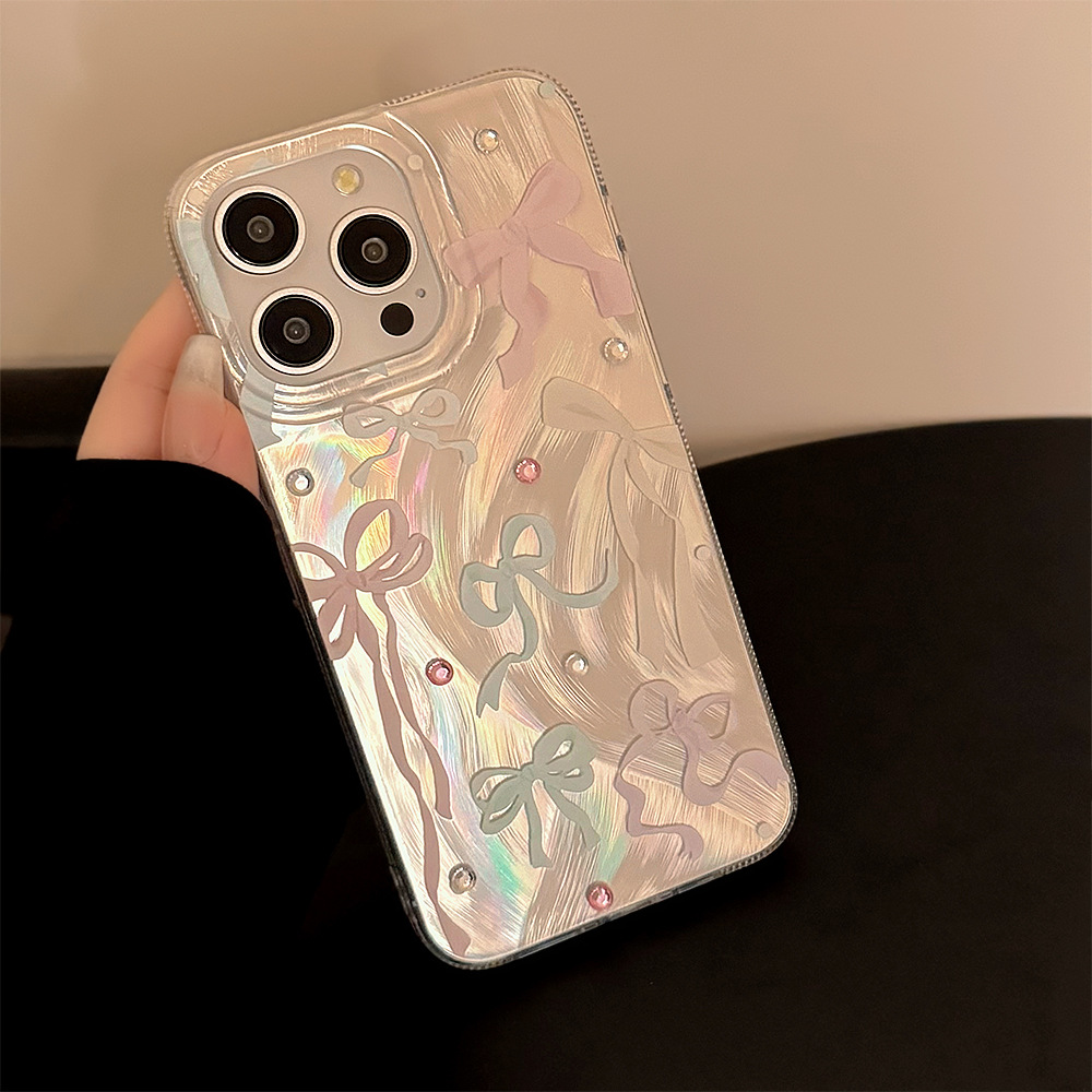 Korean Colorful Bowknot Diamon - огляд і ціна Phone Cases Hard