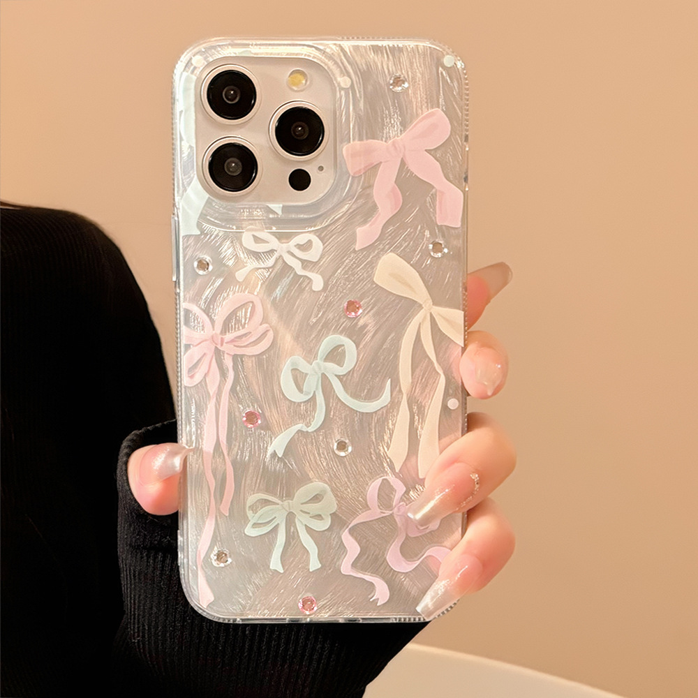 Korean Colorful Bowknot Diamon - огляд і ціна Phone Cases Hard