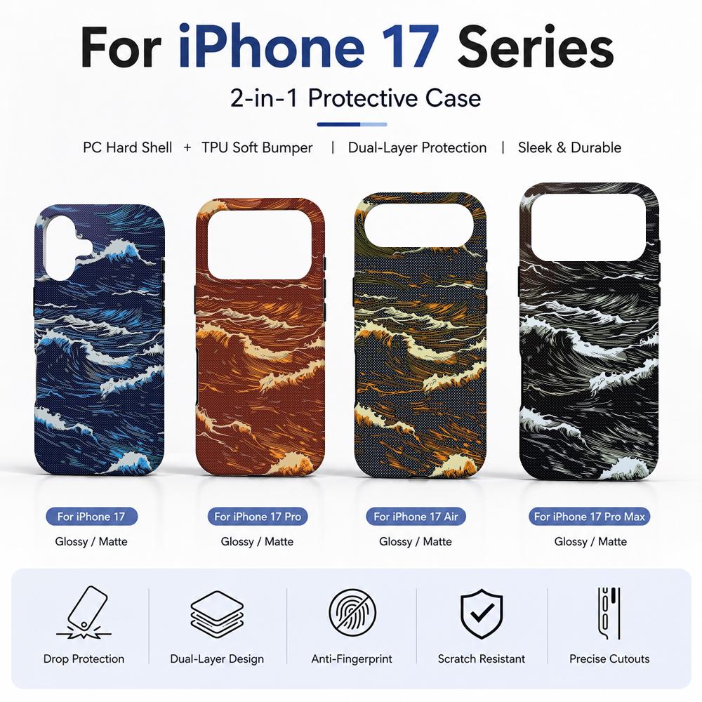 Luxury Carbon Fiber Sea Wave T - огляд і ціна Phone Cases With Magsafe