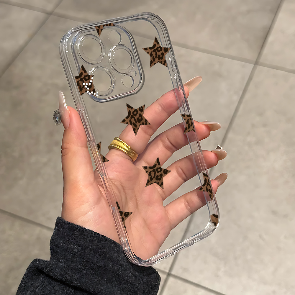 Wild Leopard Print Star Silico - огляд і ціна Phone Cases Leopard Print