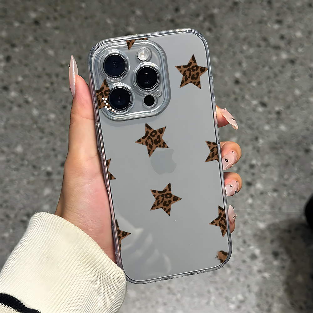 Wild Leopard Print Star Silico - огляд і ціна Phone Cases Leopard Print