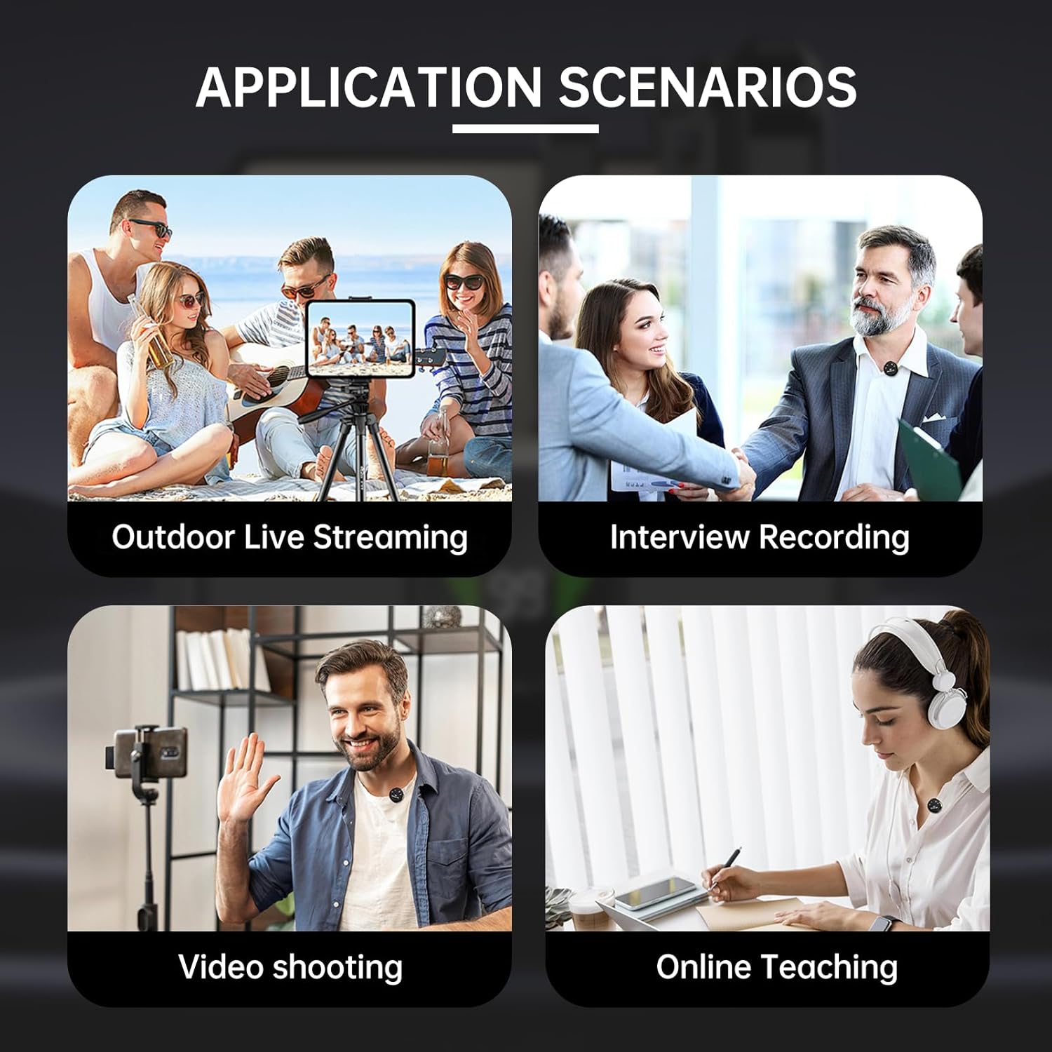 Wireless Lavalier Microphone f - огляд і ціна Phone Cases Amazon