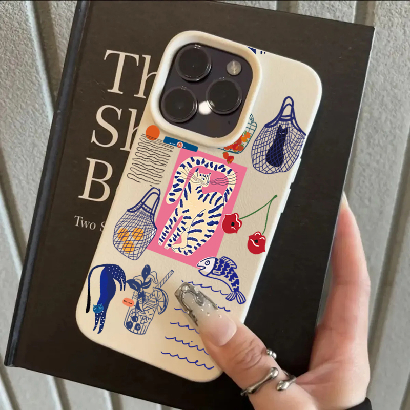 Cute Cherry Cat Print Phone Ca - огляд і ціна Phone Cases Otterbox