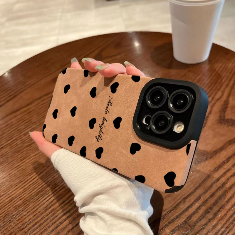 New Luxury Black Love Heart So - огляд і ціна Phone Cases For Girls