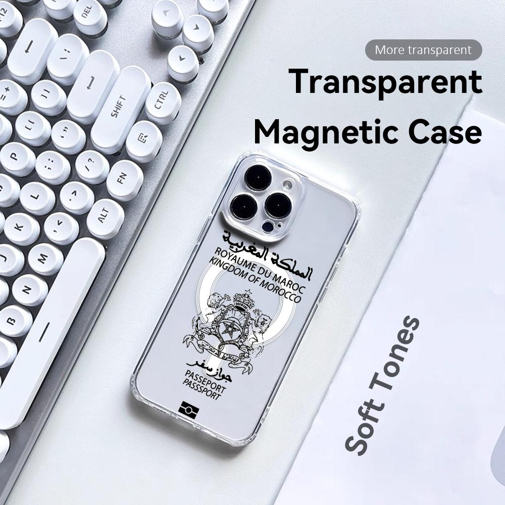 Cool Morocco Passport Phone Ca - огляд і ціна Phone Cases With Magsafe