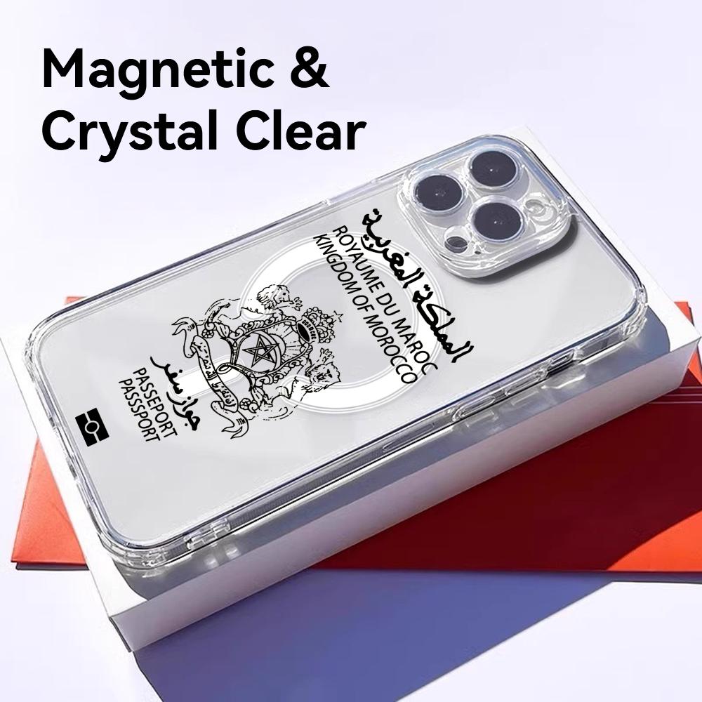 Cool Morocco Passport Phone Ca - огляд і ціна Phone Cases With Magsafe