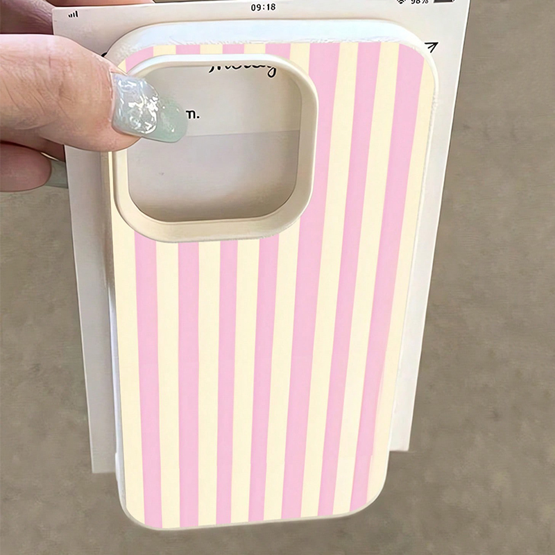 Simple Pink Vertical Striped L - огляд і ціна Phone Cases Otterbox