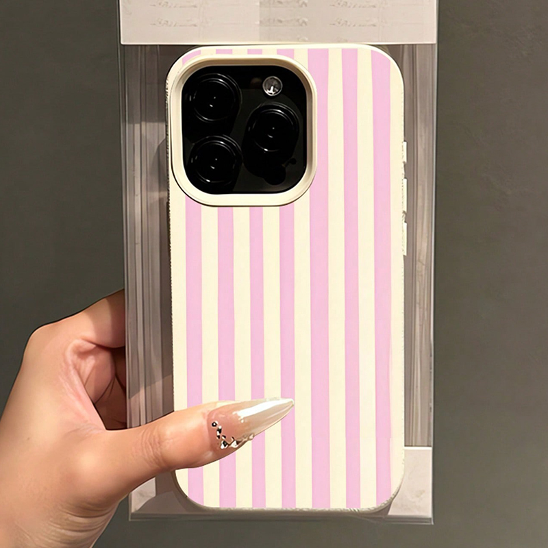 Simple Pink Vertical Striped L - огляд і ціна Phone Cases Otterbox