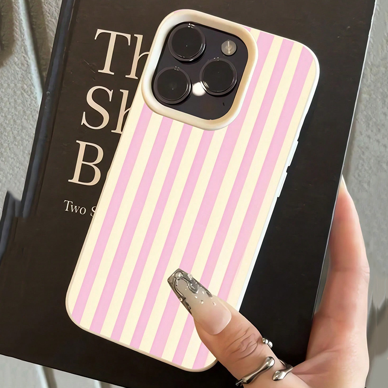 Simple Pink Vertical Striped L - огляд і ціна Phone Cases Otterbox