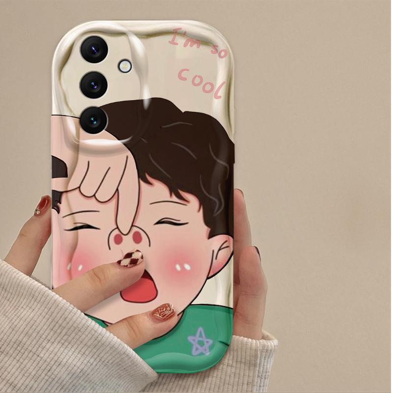 Funny Boy Cute Girl Wave Soft  - огляд і ціна Phone Cases For Boys