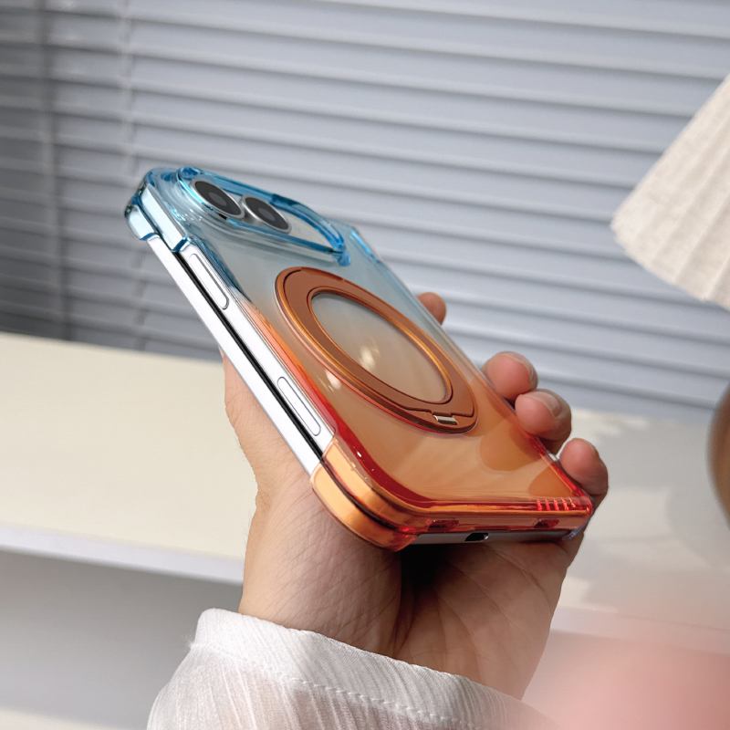 For Magsafe Magnetic 360°Rotat - огляд і ціна Gradient Color Case