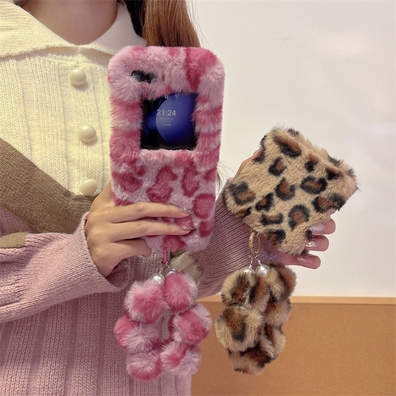 Fashion Leopard Print Fluffy P - огляд і ціна Phone Cases Leopard Print