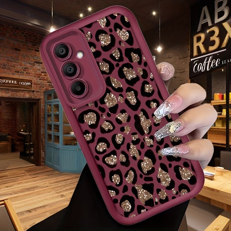 Glitter Leopard Print Silicone - огляд і ціна Phone Cases Leopard Print
