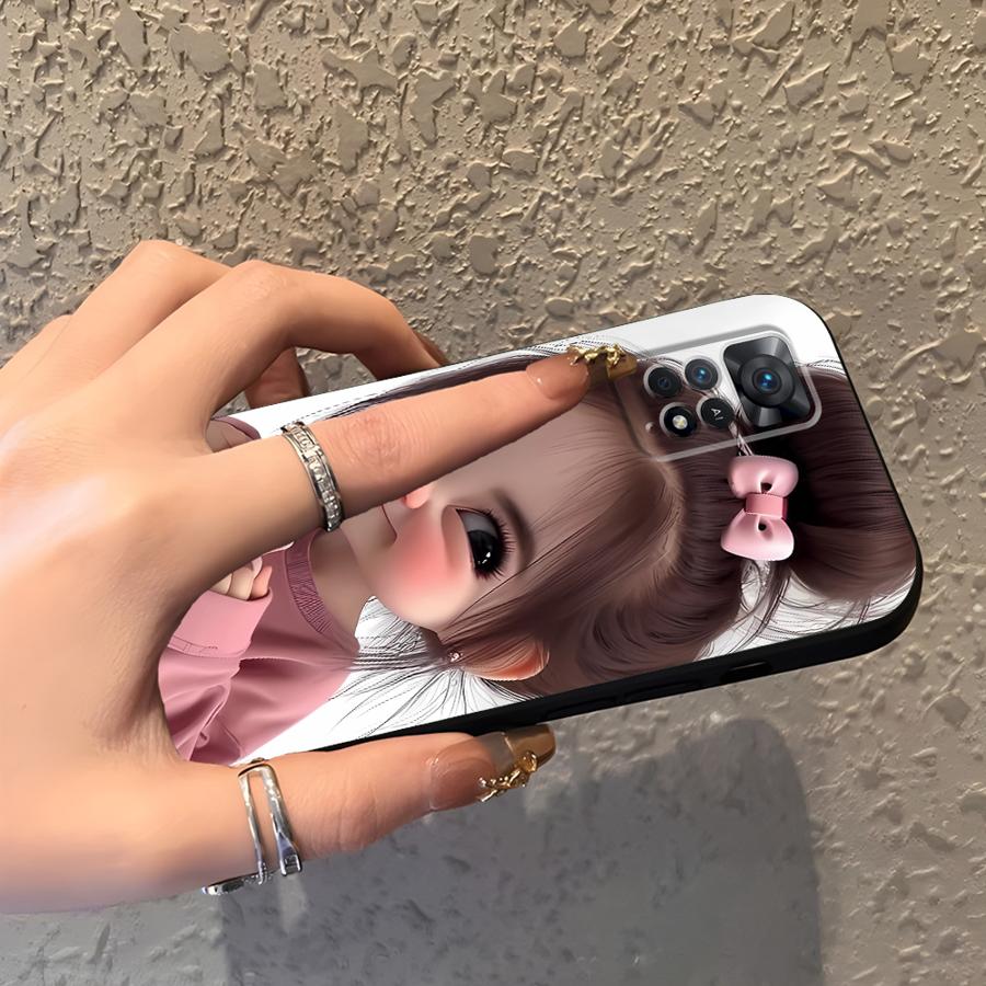 Cartoon Girl Pattern Funda Pho - огляд і ціна Phone Cases For Girls