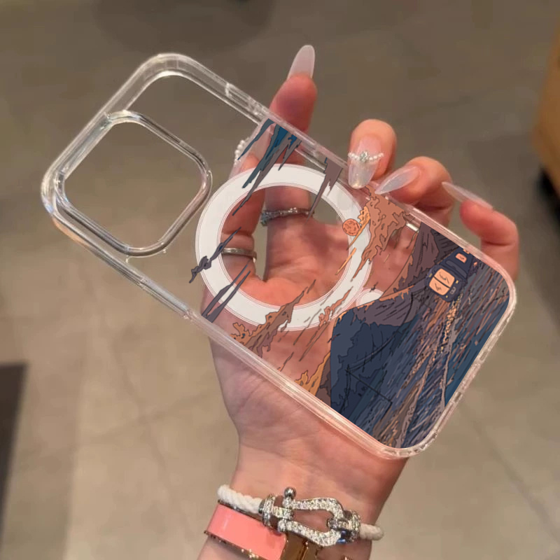 Sunset Pattern Fashion Phone C - огляд і ціна Phone Cases With Magsafe