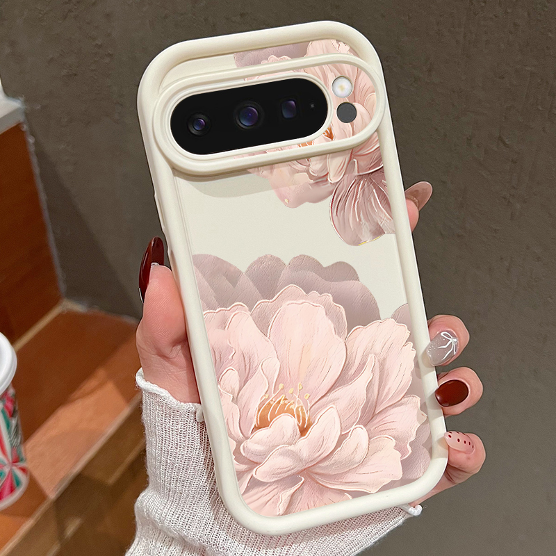 Pink Flowers Patterned Soft TP - огляд і ціна Phone Cases Google Pixel 9