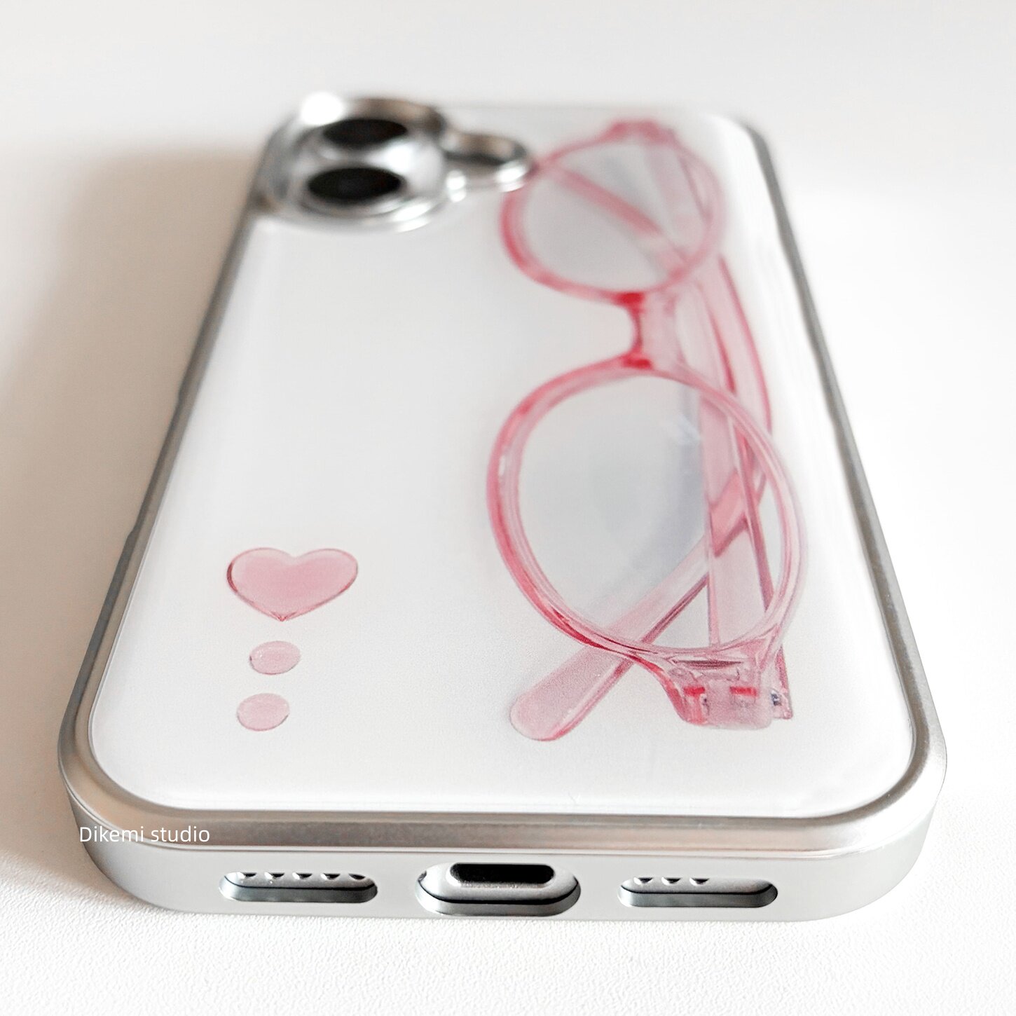 Korean ins Girl Heart Pink Gla - огляд і ціна Phone Cases For Girls