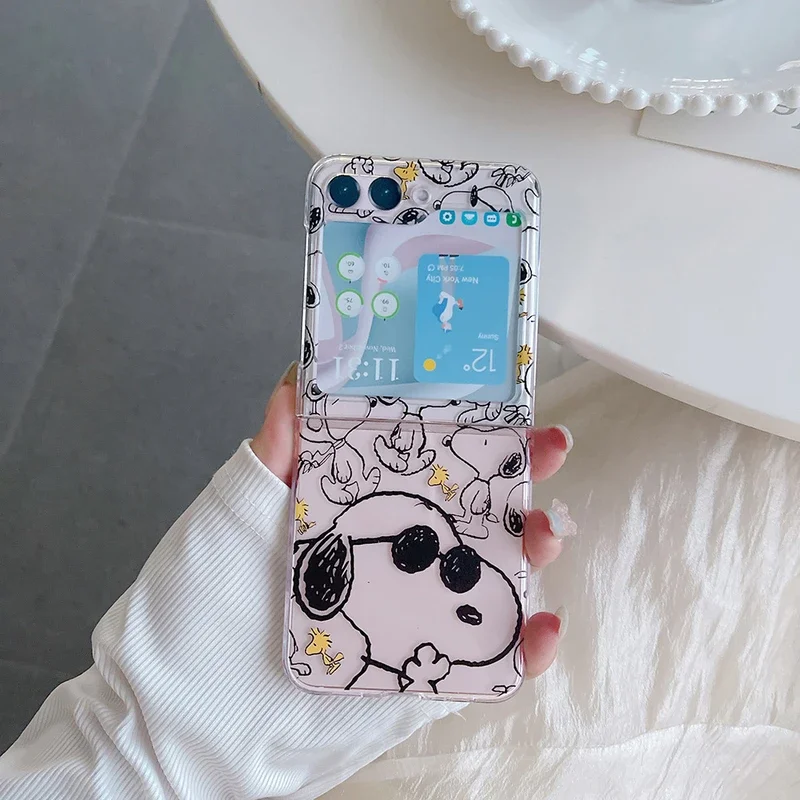 Cute Cartoon Snoopy Charlie Br - огляд і ціна Phone Cases Z Flip 6
