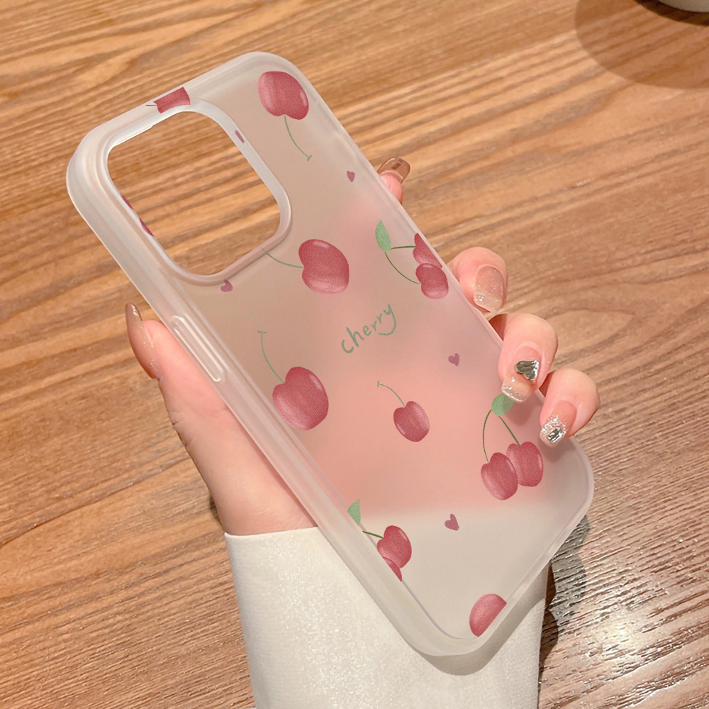 Cherry Phone Case Frosted For  - огляд і ціна Phone Cases Iphone 15