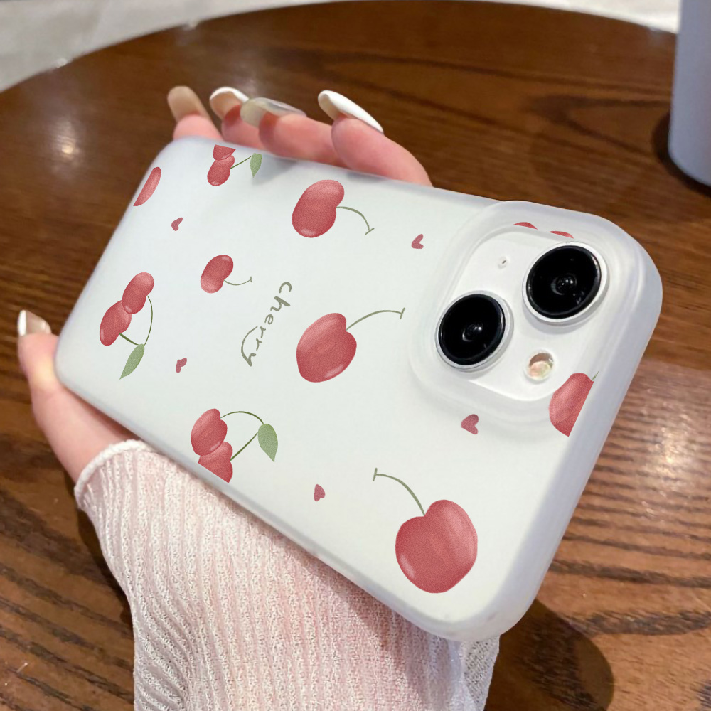 Cherry Phone Case Frosted For  - огляд і ціна Phone Cases Iphone 15