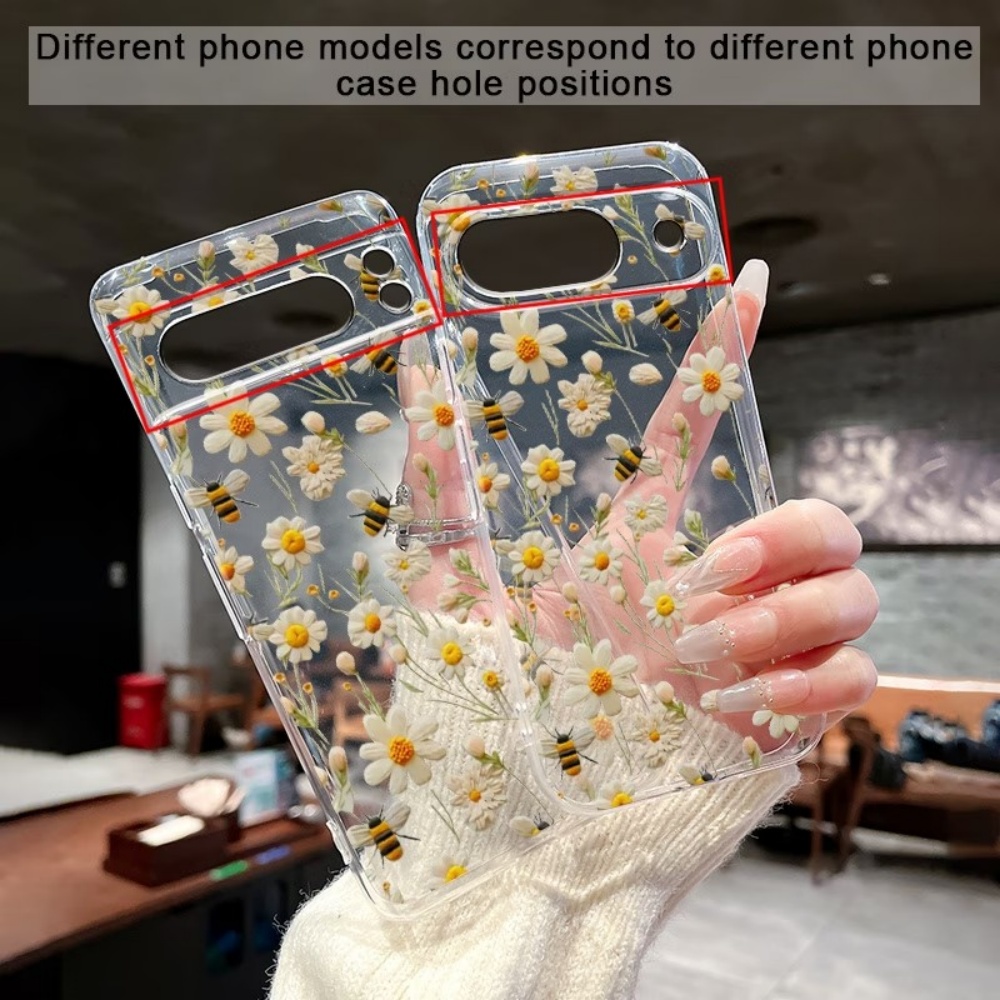 Cute Honeybee Flower Pattern S - огляд і ціна Phone Cases Google Pixel 9