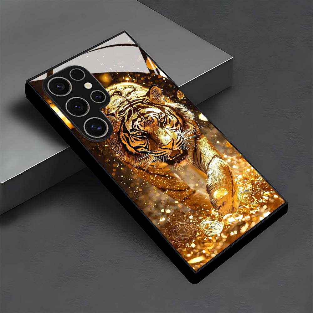 Tiger pattern glass Phone Case - огляд і ціна Phone Cases Galaxy S23