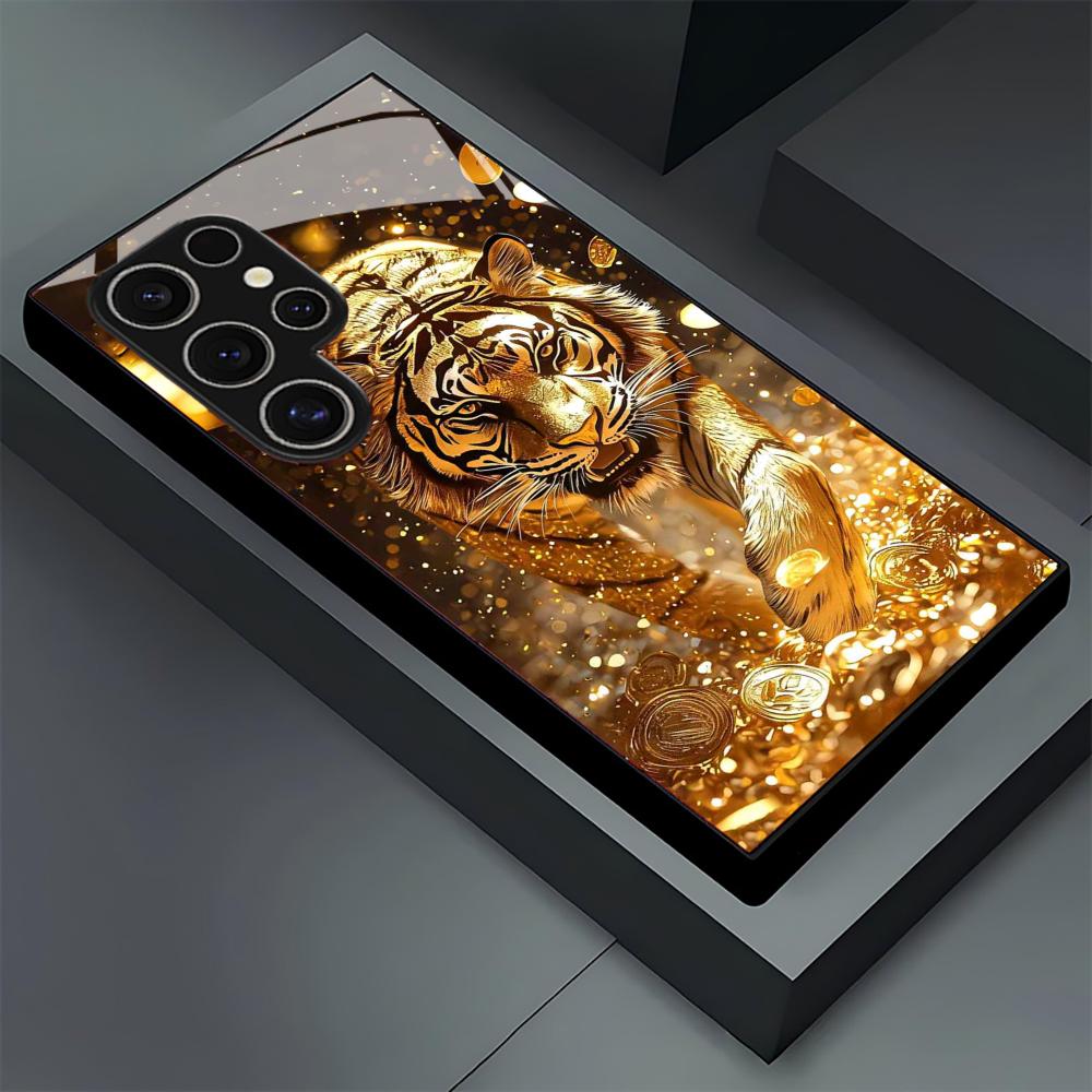Tiger pattern glass Phone Case - огляд і ціна Phone Cases Galaxy S23