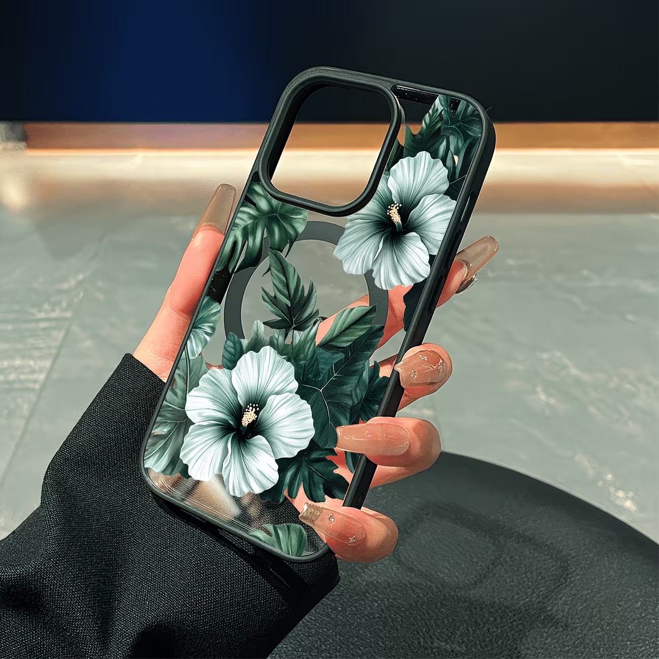 Green Floral Print Phone Case  - огляд і ціна Phone Cases Otterbox