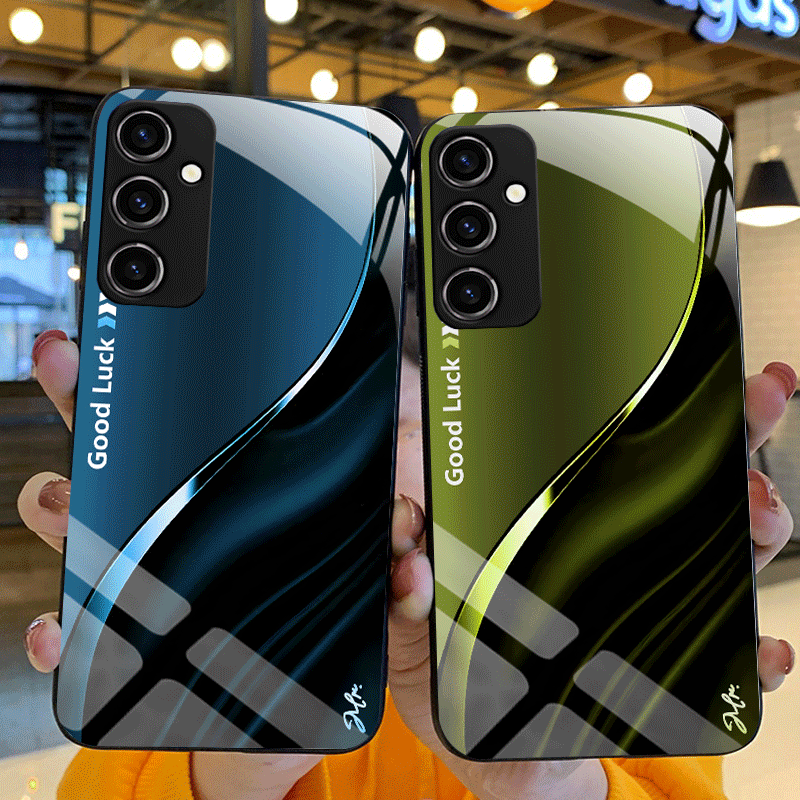 Hard Tempered Glass Case For R - огляд і ціна Gradient Color Case