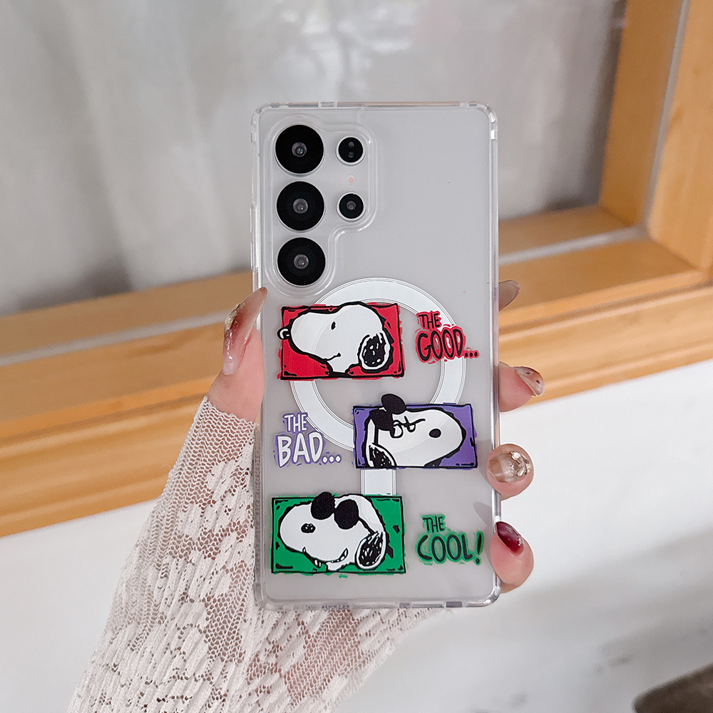 Cute Cartoon Snoopy Charlie Br - огляд і ціна Phone Cases With Magsafe