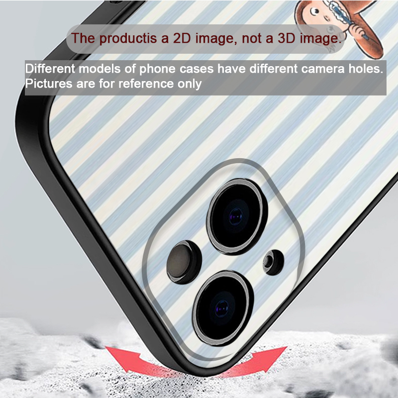 Cartoon Striped Monkey Holding - огляд і ціна Phone Cases Xr