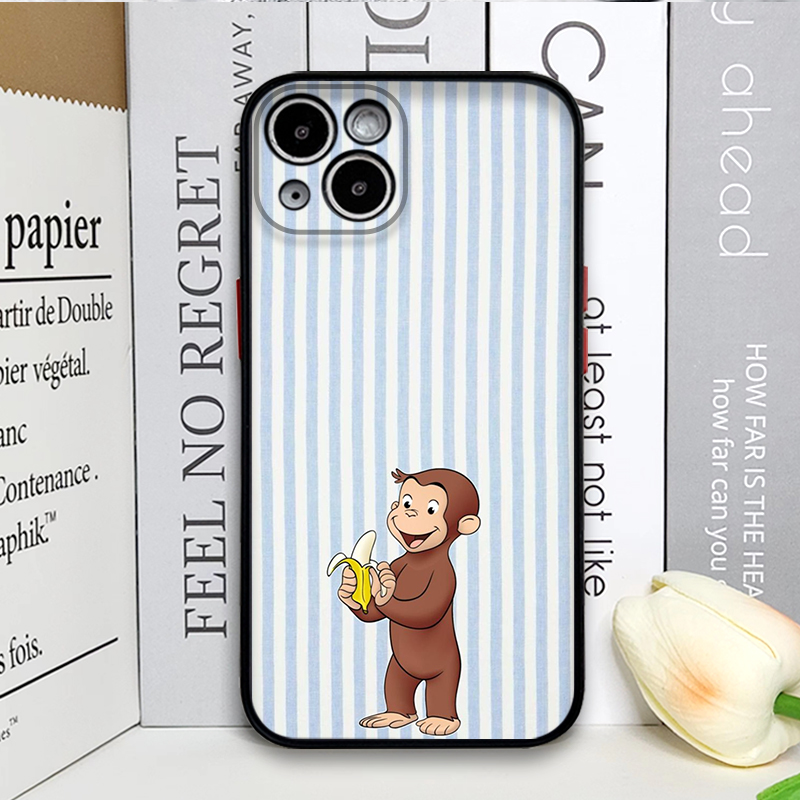 Cartoon Striped Monkey Holding - огляд і ціна Phone Cases Xr