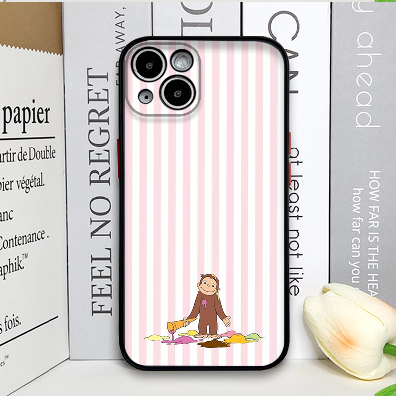 Cartoon Striped Monkey Holding - огляд і ціна Phone Cases Xr